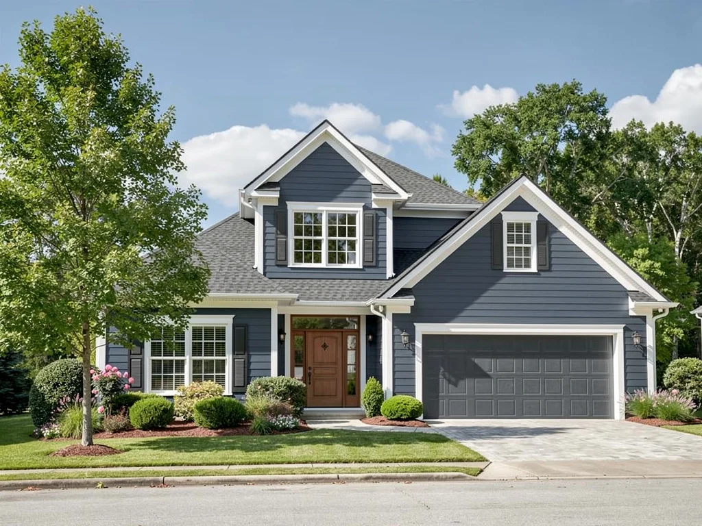 Triangle residential neighborhood
